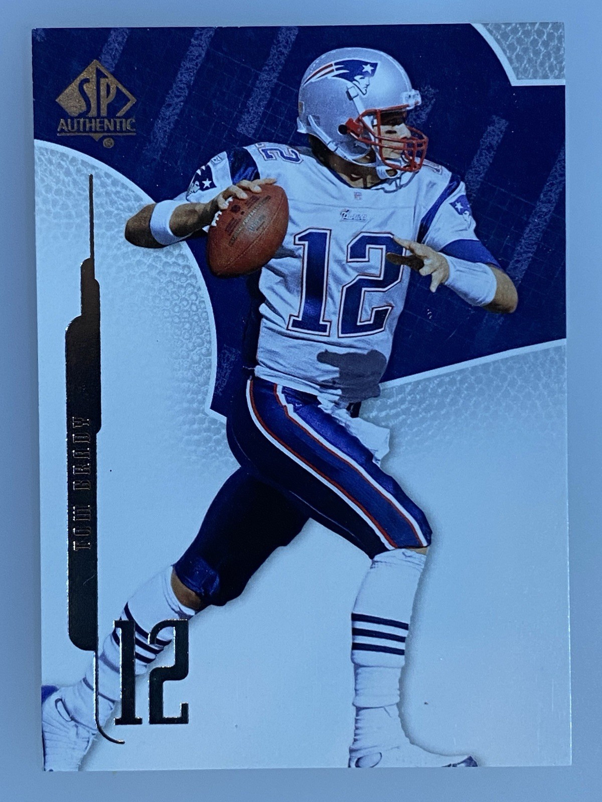 2008 SP Authentic – Tom Brady #7 New England Patriots