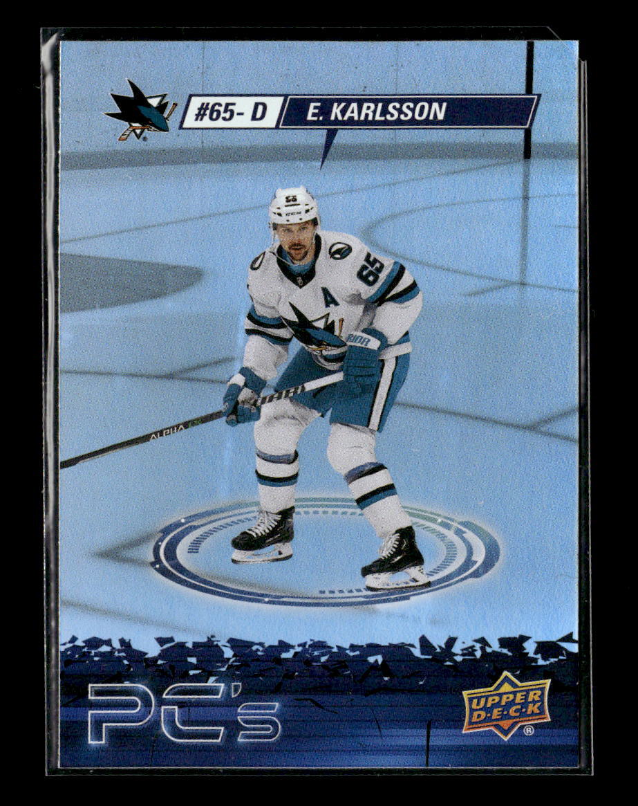 2023-24 Upper Deck PC s Erik Karlsson San Jose Sharks #PC-1 3 Card Lot