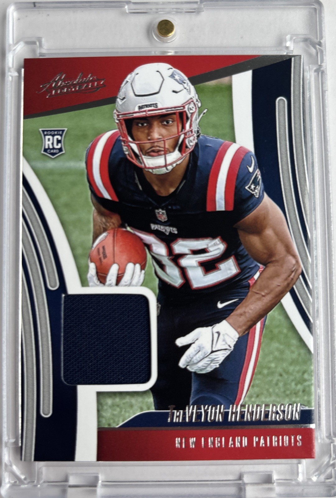 2025 Panini Absolute – Absolute Rookie Materials TreVeyon Henderson #ARM-THN