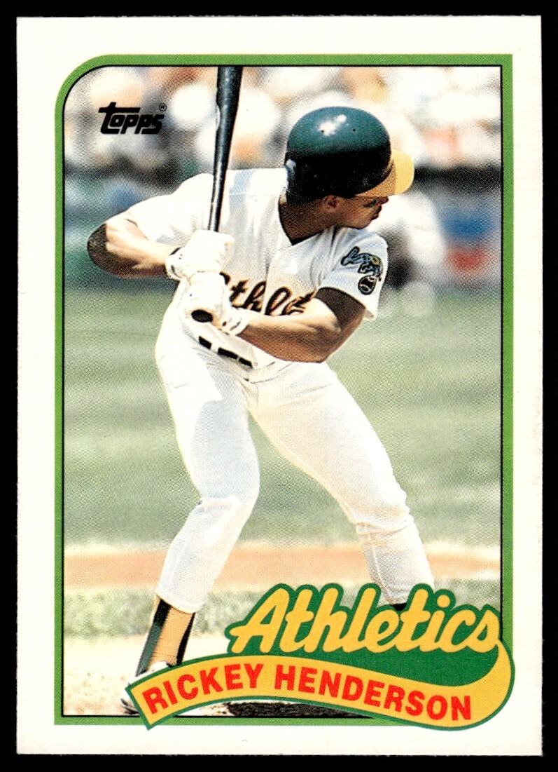1989 Topps Traded Rickey Henderson #48T