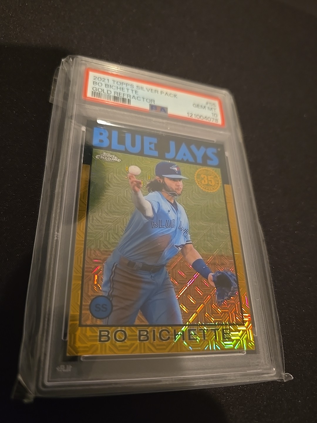 2021 Topps – Silver Pack 1986 Topps Chrome Baseball Bo Bichette 86BC-55 Gold /50