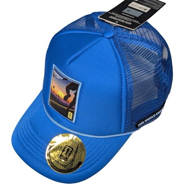 FIFA World Cup 26 Los Angeles Official Poster Foam Trucker Hat One Size Blue
