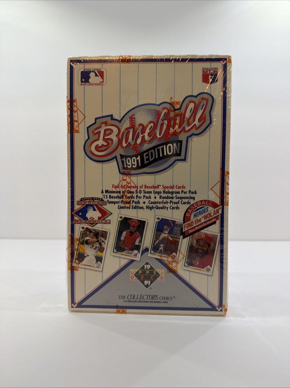 1991 Upper Deck Baseball Series 1 Wax Foil Box 36 Packs Jordan Card FREESHIP