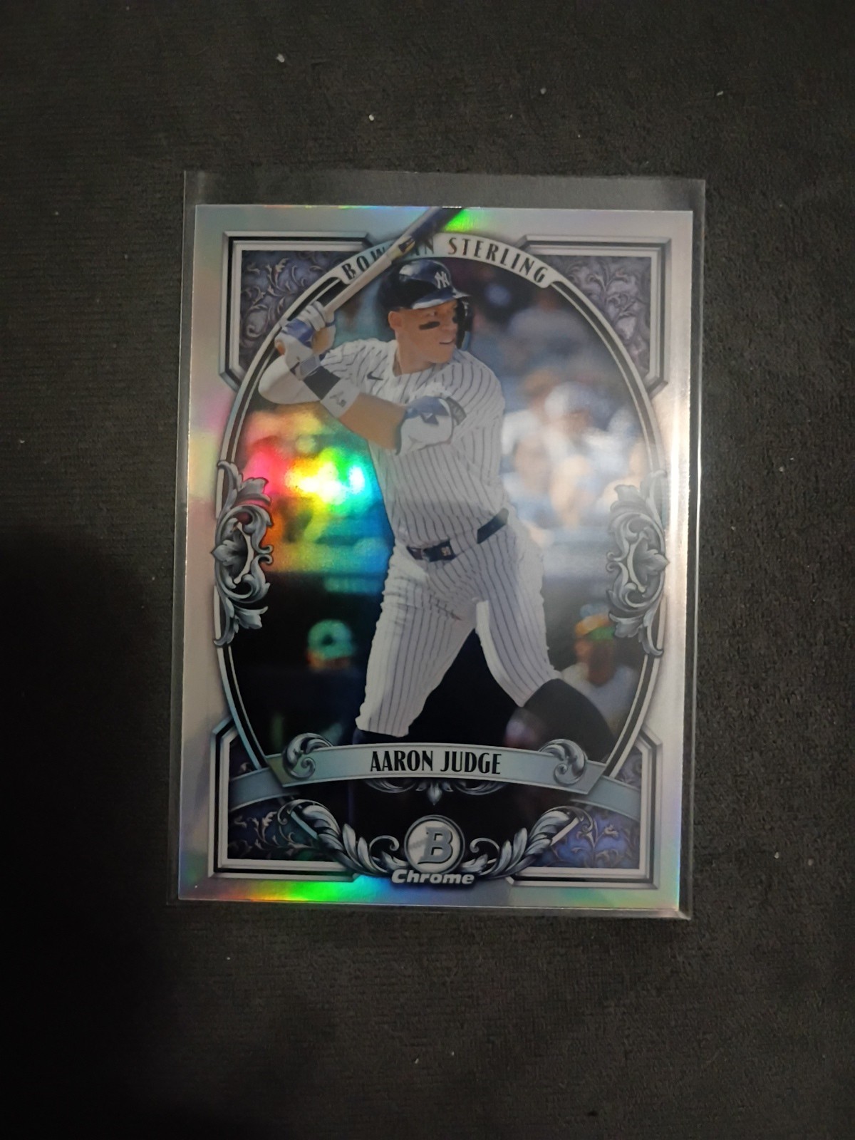 2026 Bowman Chrome Aaron Judge Sterling Relevation Insert New York Yankees BST-4