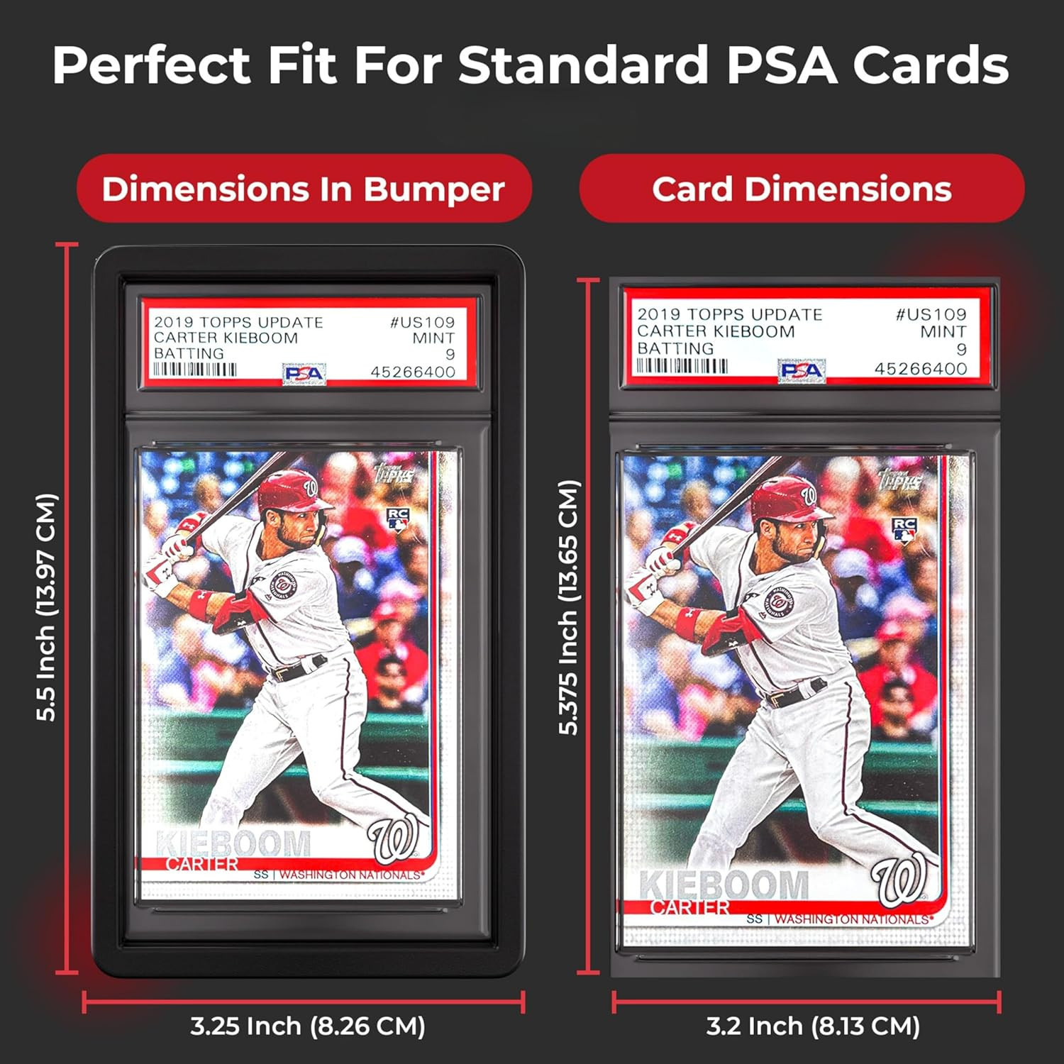 Multi-Color TPU Card Protectors – PSA Slab Bumper Pack of 10