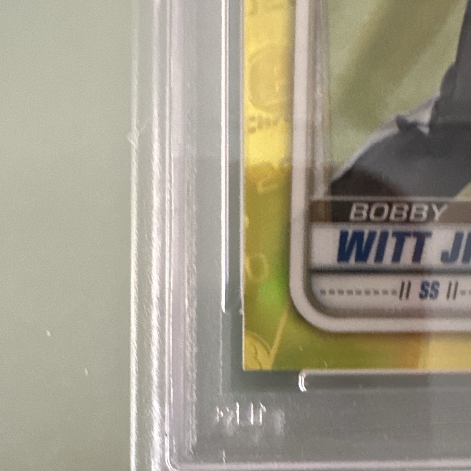 2020 Bowman Chrome Prospects Bobby Witt Jr. Yellow /75 PSA 9 BCP-25 *pristine!