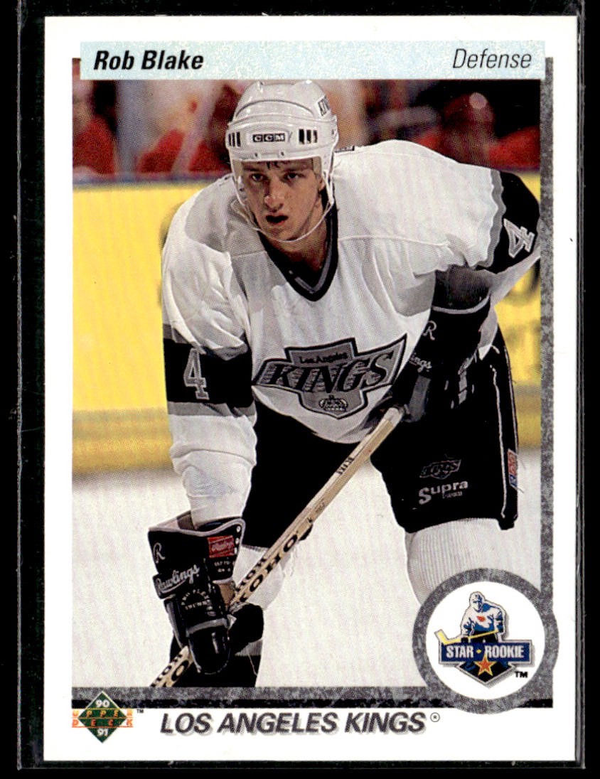 1990-91 Upper Deck #45 Rob Blake Rookie Card RC