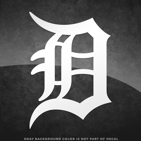 Detroit Tigers Vinyl Decal Sticker – 4″ and Larger – 30+ Color Options!