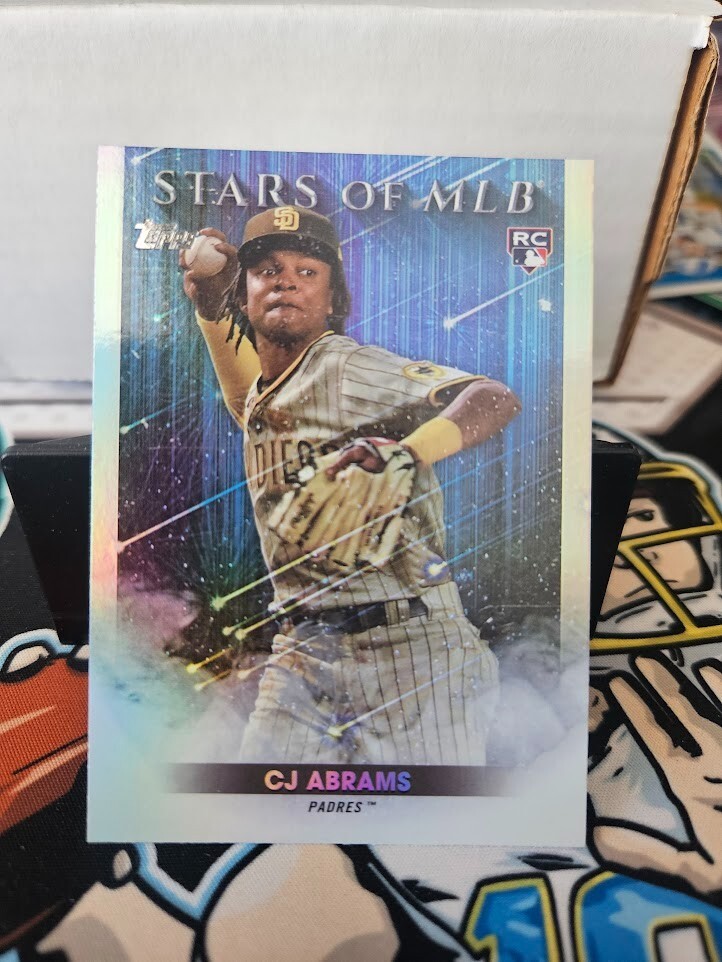 2022 Topps Chrome Rookie RC CJ Abrams Stars Of The MLB #SMLBC-89