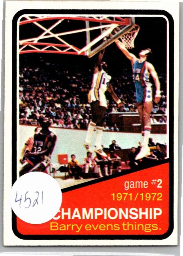 1972-73 Topps #242 1971-72 ABA Finals Game