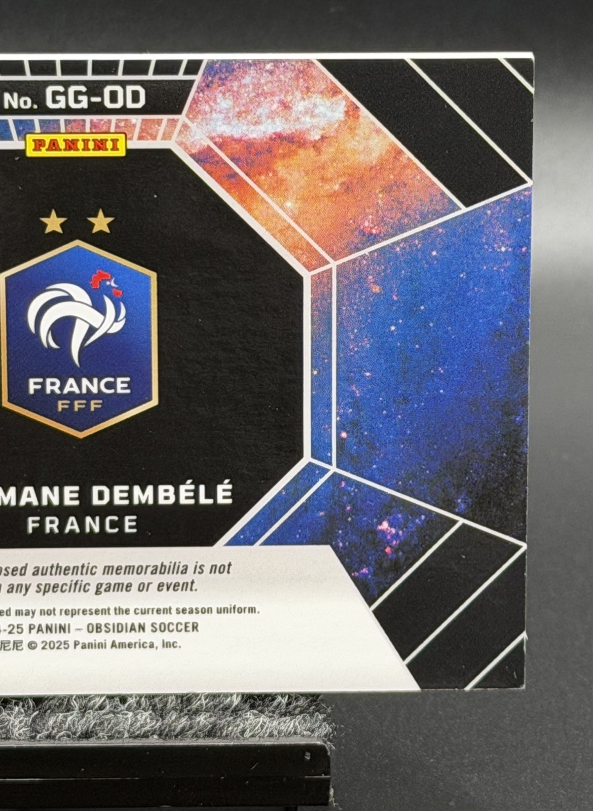 2024-25 Obsidian Ousmane Dembélé🇫🇷 ⚽️Galaxy Gear Taiga MEM,SSP#/25,VERY RARE🔥