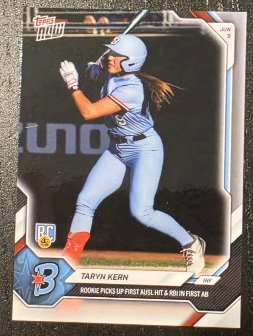 Taryn Kern RC 1st Hit 2026 AUSL Topps NOW Card 3