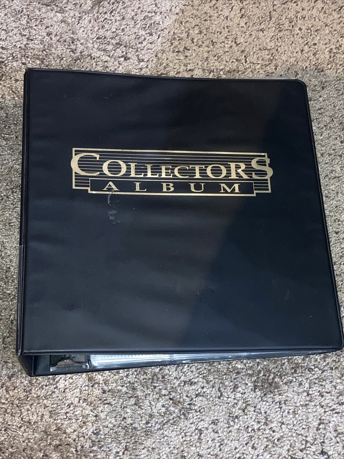 Vintage Collectors Album Binder w/ 50 EMPTY Card Pages Trading Cards