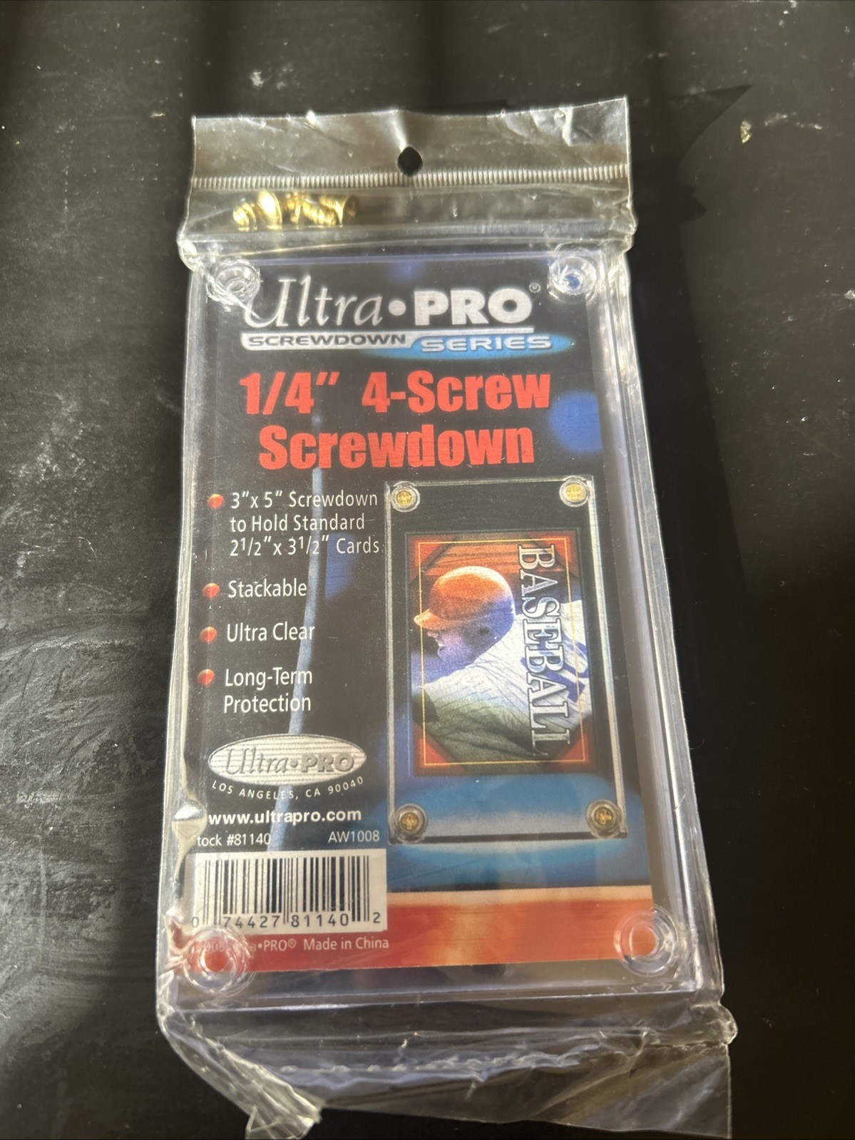Ultra PRO 1/4″ Screwdown Card Holder Used . Read Description