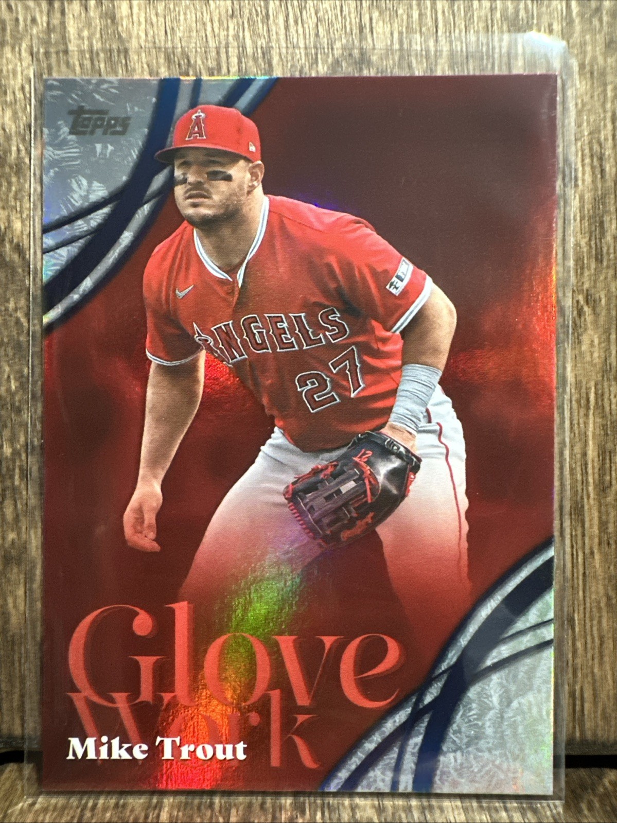 2026 Topps Series 2 Mike Trout Glove Work #GW-24 Los Angeles Angels