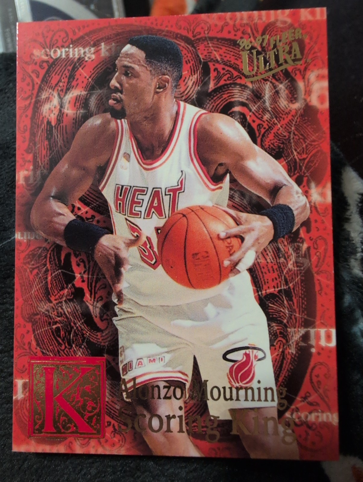 1996-97 Ultra Scoring King – Alonzo Mourning – #14