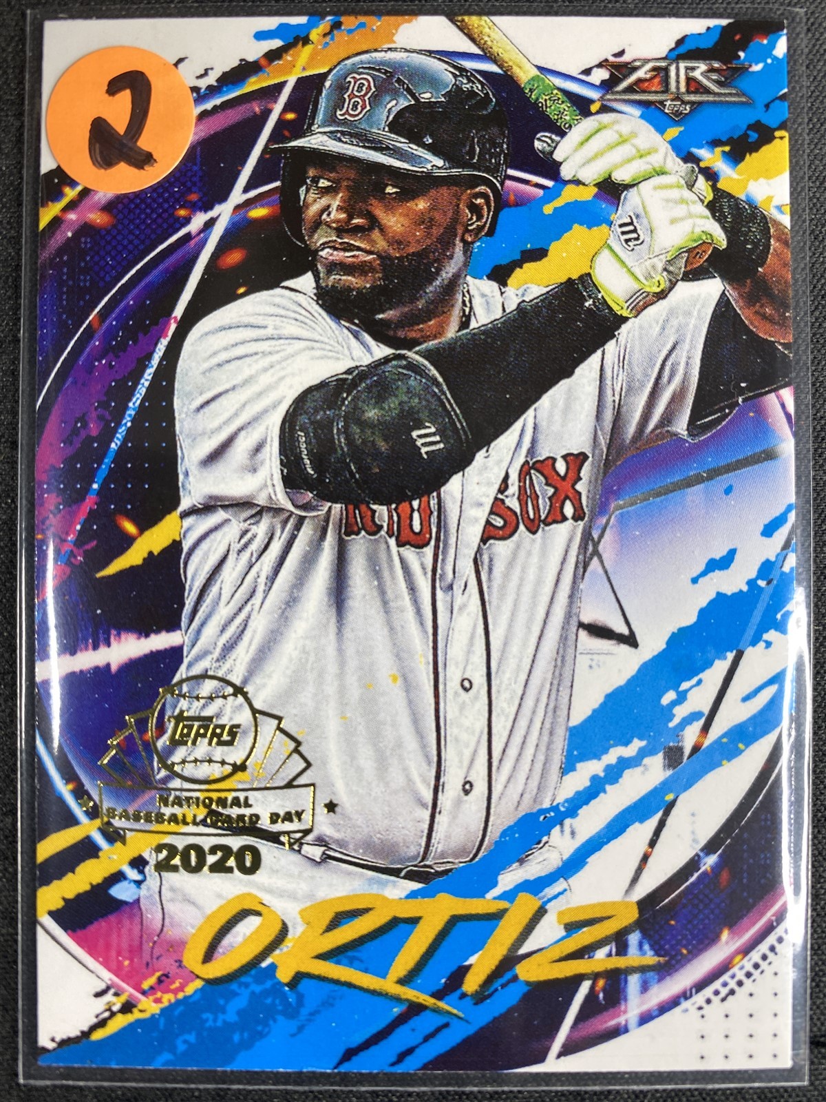 Ortiz, David – 2020 National Baseball Trading Card Day – Fire Preview – INV2