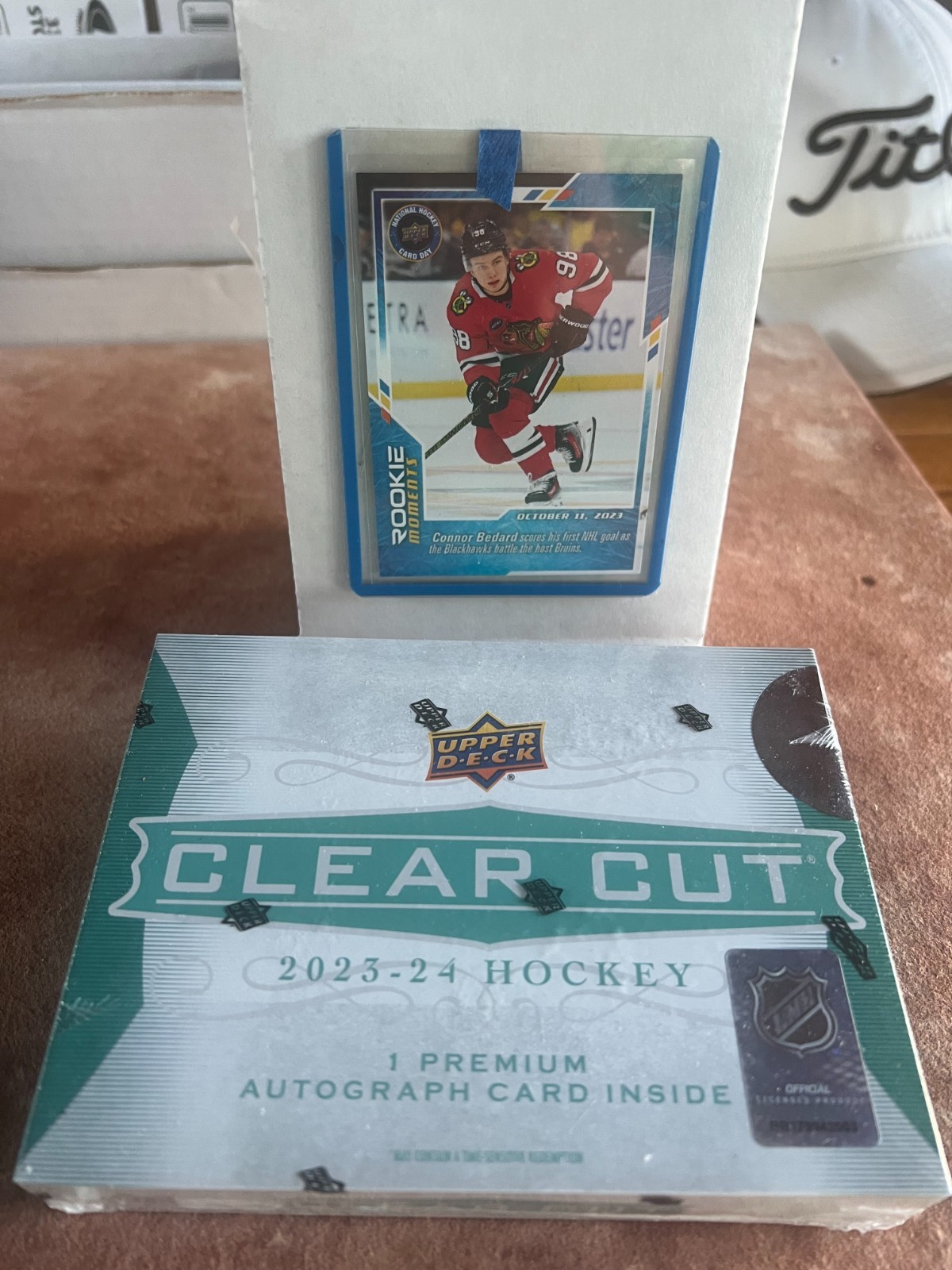 2023-24 UD Clear Cut Hky Hobby Box w/2023-24 UD Ser 2 Base Set Bedard Bonus