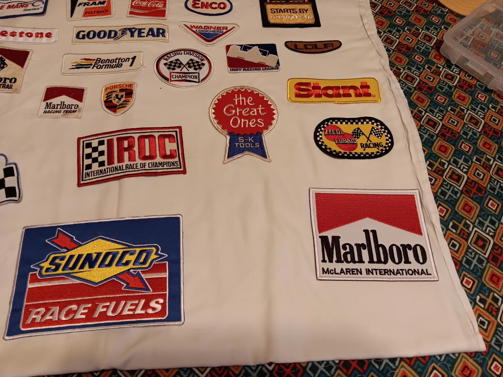 Indy/champ Car Patch Collection 75 Pcs In All