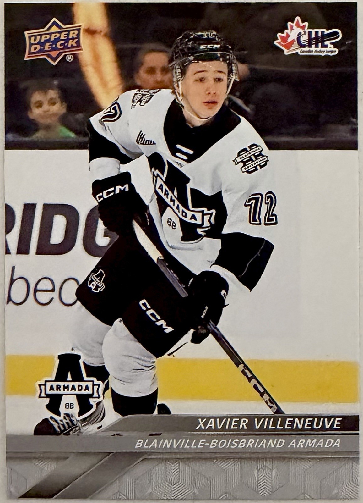 Xavier Villeneuve Rookie 2024-25 Upper Deck CHL #183 RC 2026 1st round prospect