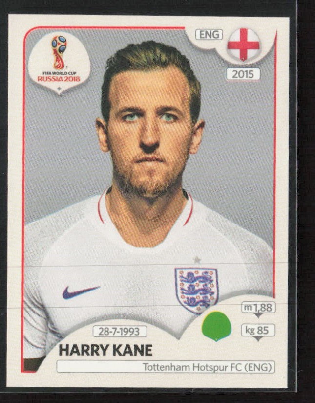 Harry Kane 2018 Panini FIFA World Cup: Russia 2018 Stickers #577 England