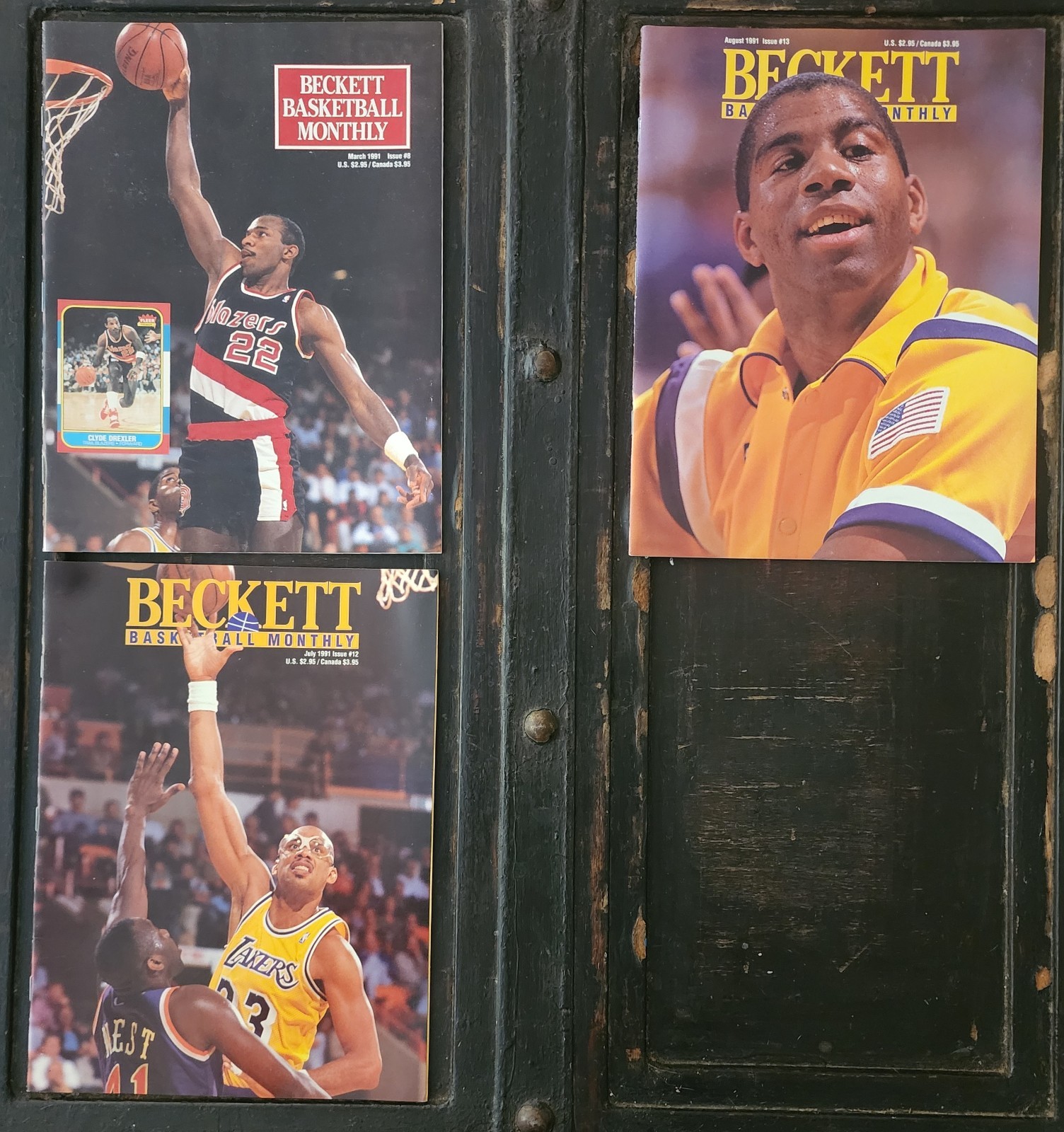 Vintage Beckett Basketball Magazine Lot of 7 Issues #2 #4 #5 #7 #8 #12 #13…