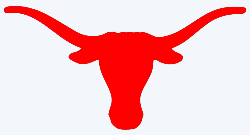 Texas Longhorns Vinyl Decal Sticker – You choose color and size