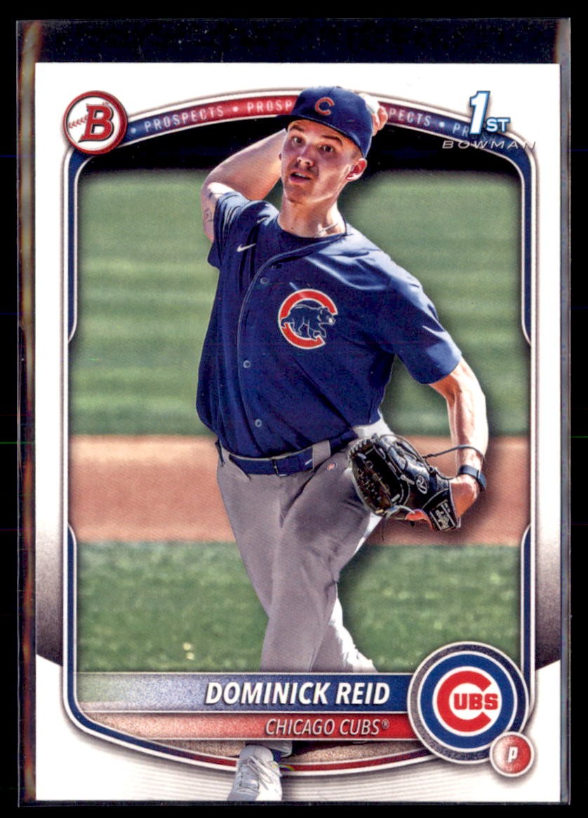 2025 Bowman Draft Paper 1st Dominick Reid Cubs BD-53 5 card lot