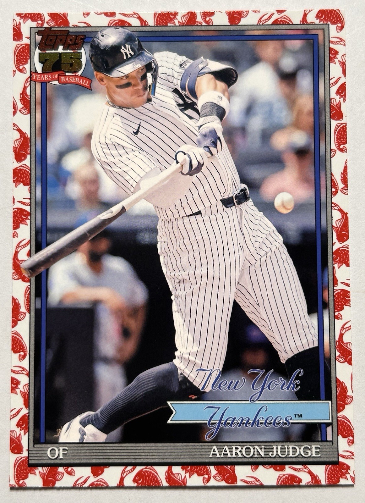 2026 Topps Japan ’91 Koi Fish #T91-34 Aaron Judge Yankees