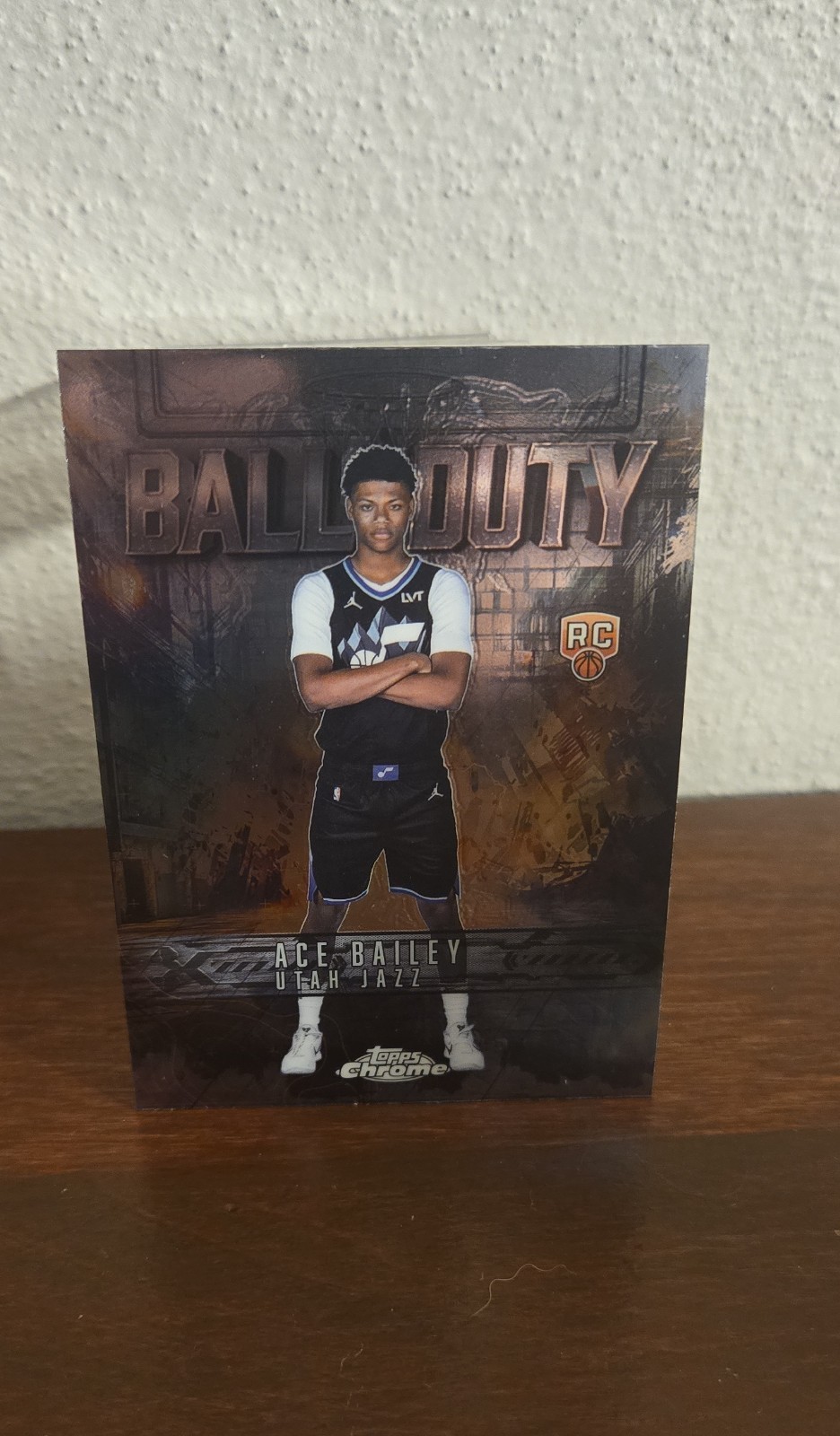 2025-26 Topps Chrome – Ball of Duty Ace Bailey #BD-24 Refractor (RC)