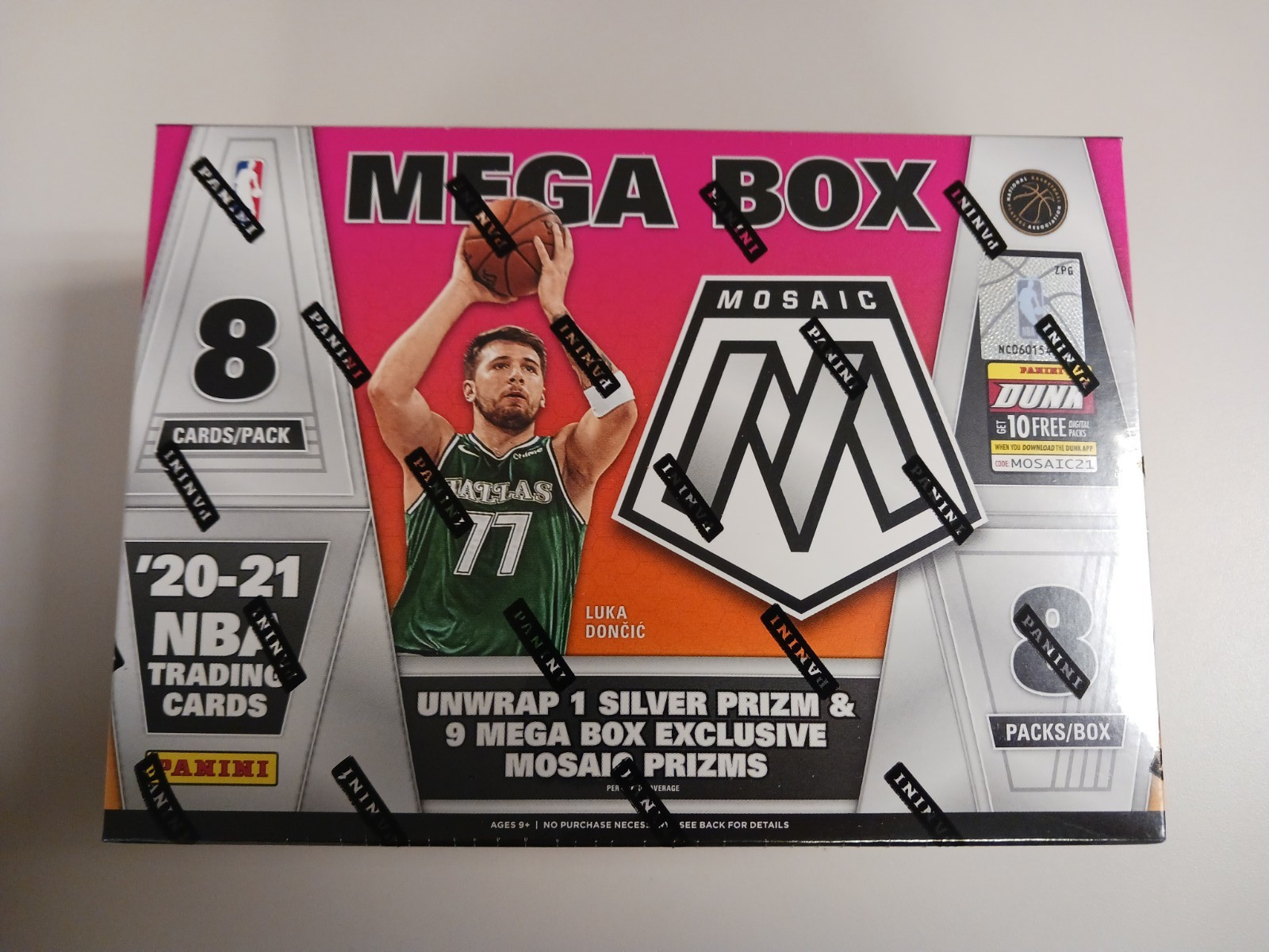 2020-2021 Mosaic NBA Basketball Mega Box