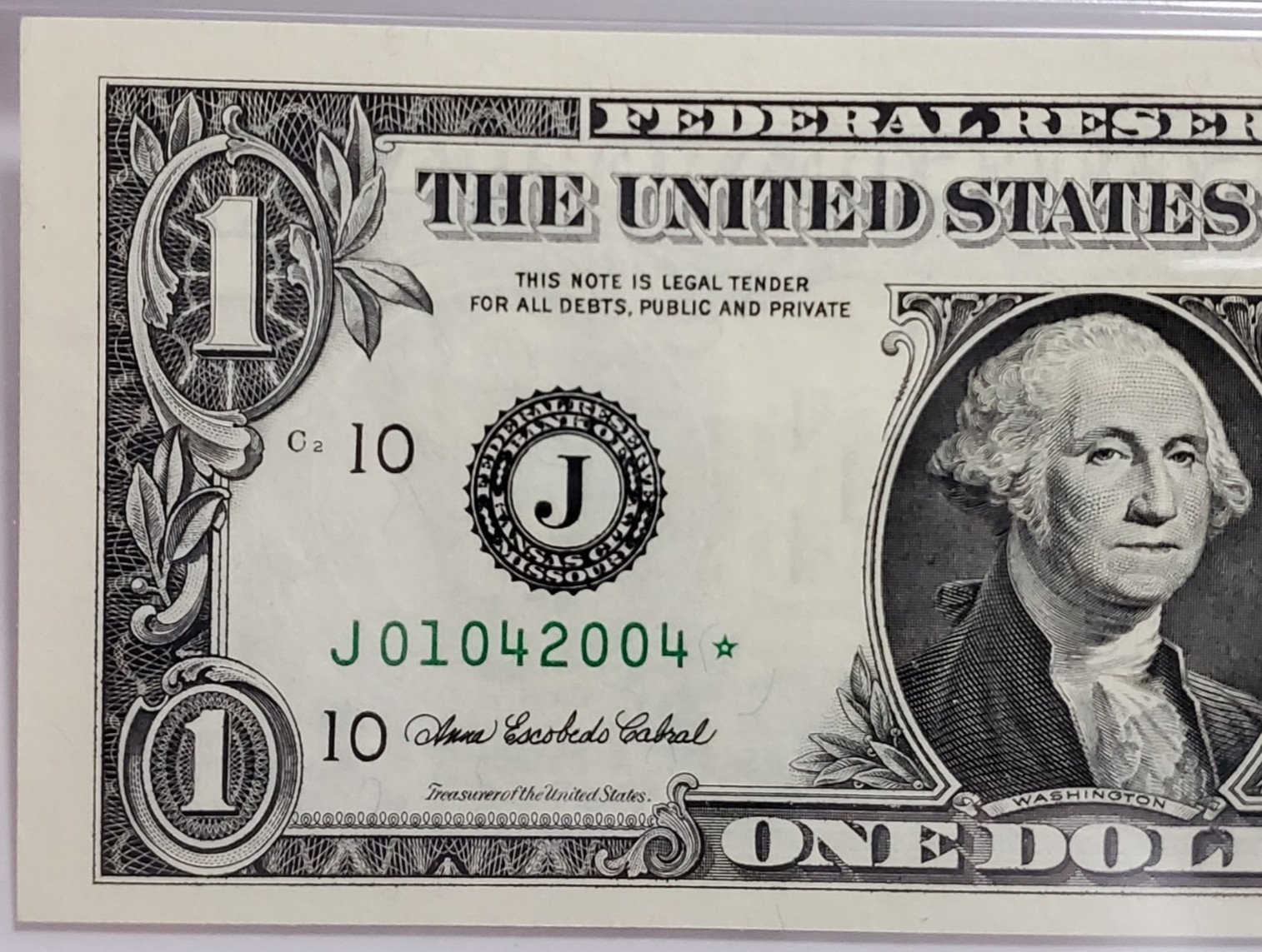 $1 Bill STAR Note VICTOR WEMBANYAMA Wemby Birthday Date PMG 64 – J 01042004 *