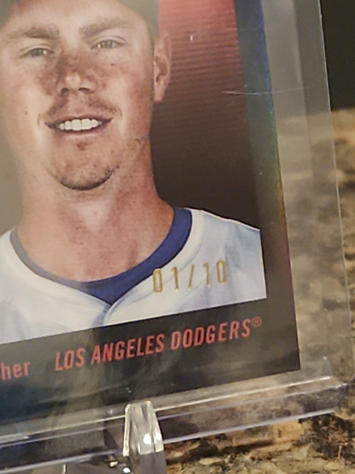 2026 Topps Chrome Platinum Will Smith #182 Black Refractor 01/10 LA Dodgers