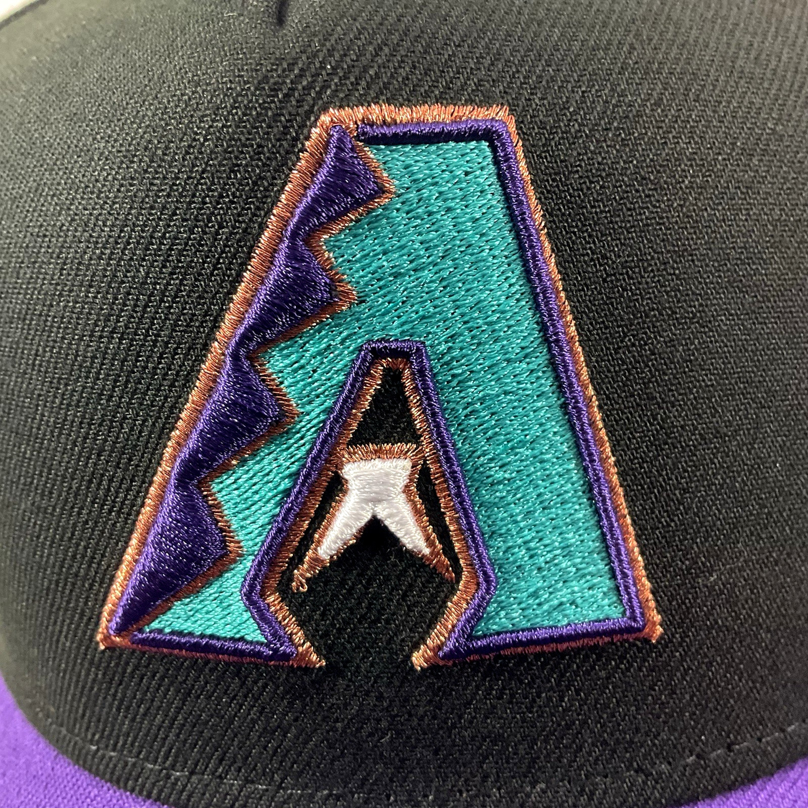 New Era AZ Diamondbacks Exclusive Black Purple 9FORTY A-Frame Snapback Hat Cap