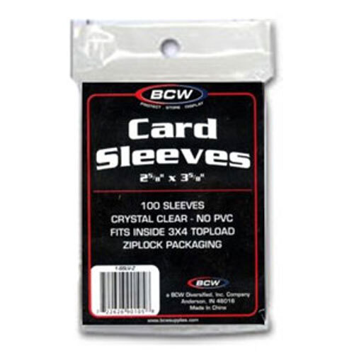 Trading Card Supplies – SOFT SLEEVES (5000 Soft Plastic Sleeves – 50 packs ) New