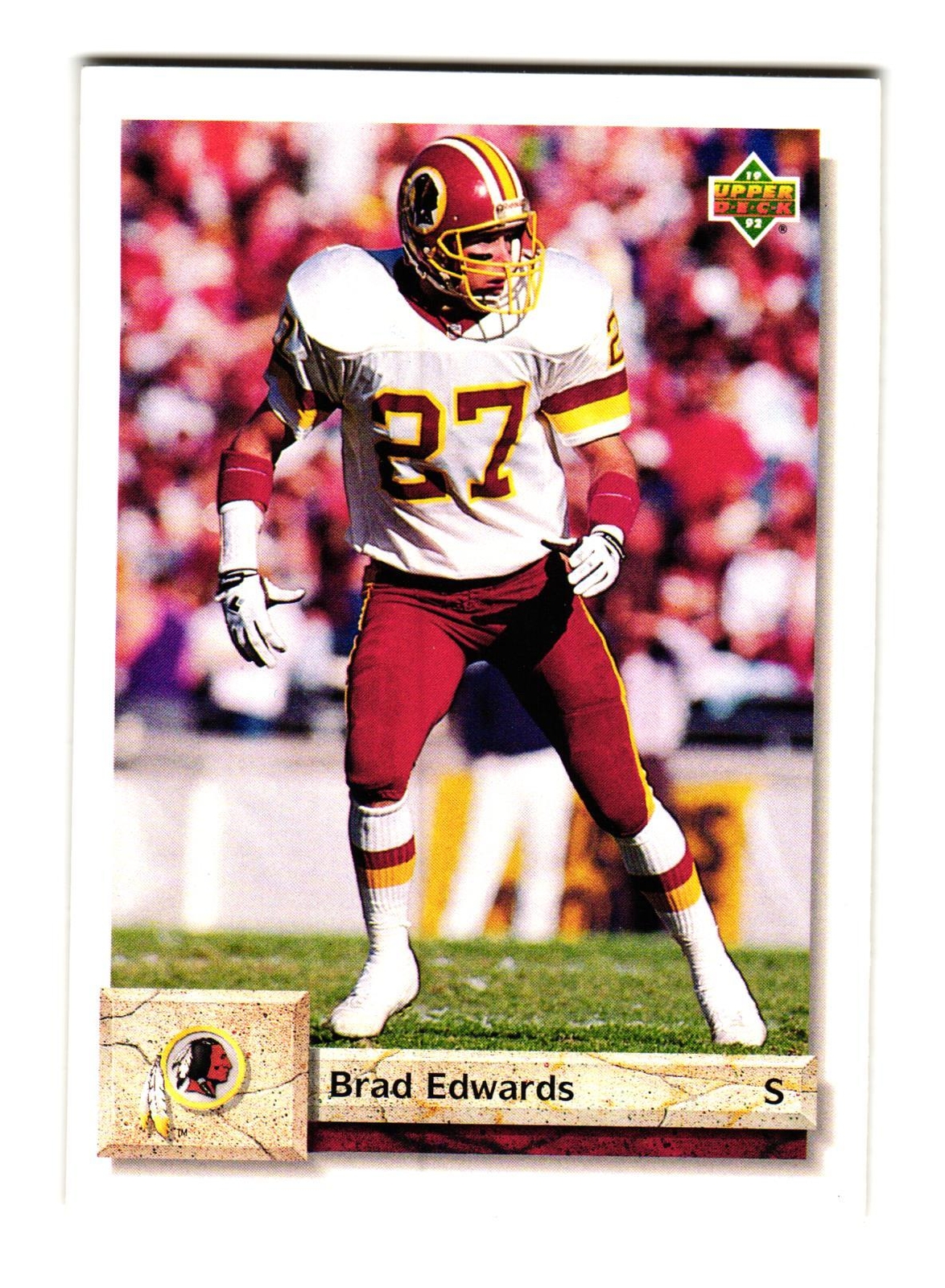 1992 Upper Deck #523 Brad Edwards Washington