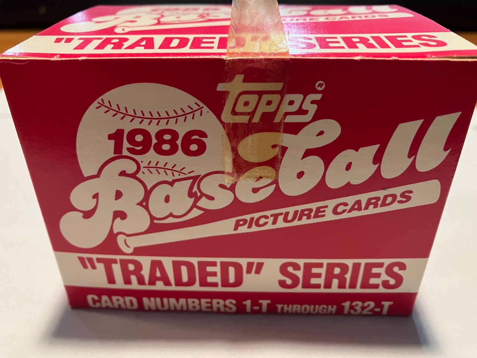 1986 TOPPS TRADED Baseball UNOPENED Factory Set From just opened case +Hologram