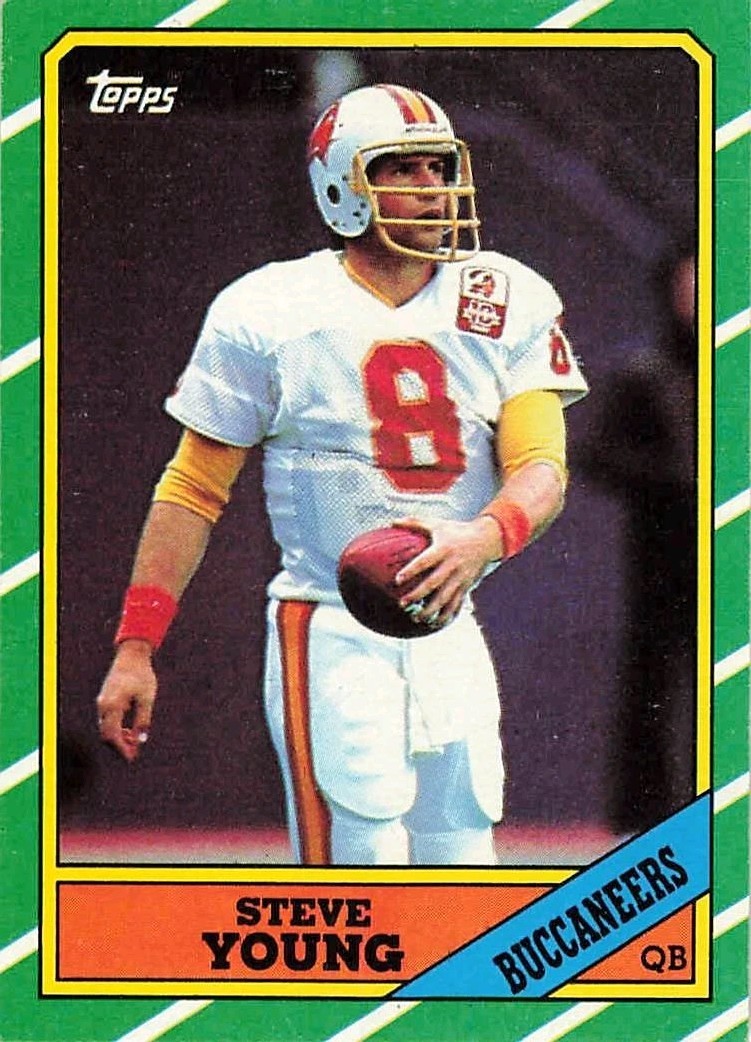 1986 Topps Steve Young #374 Rookie RC HOF