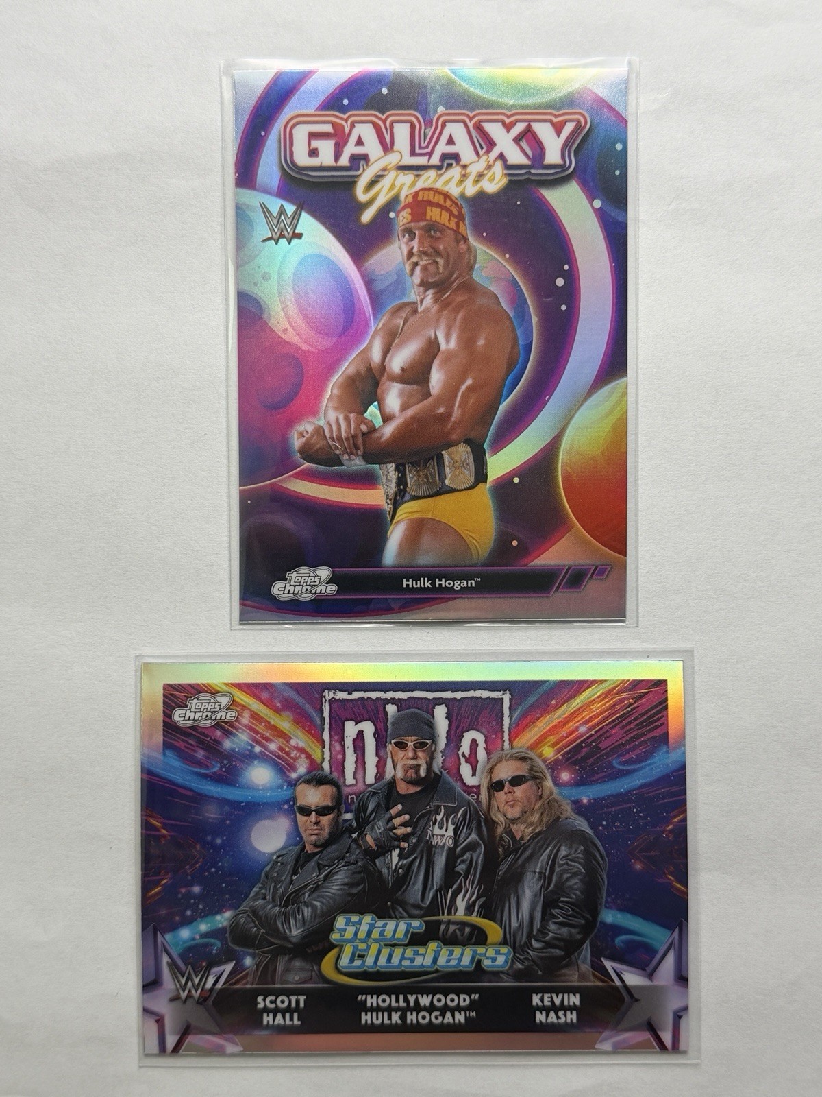 Hulk Hogan 2026 Topps Cosmic Chrome WWE Star Clusters + Galaxy Greats