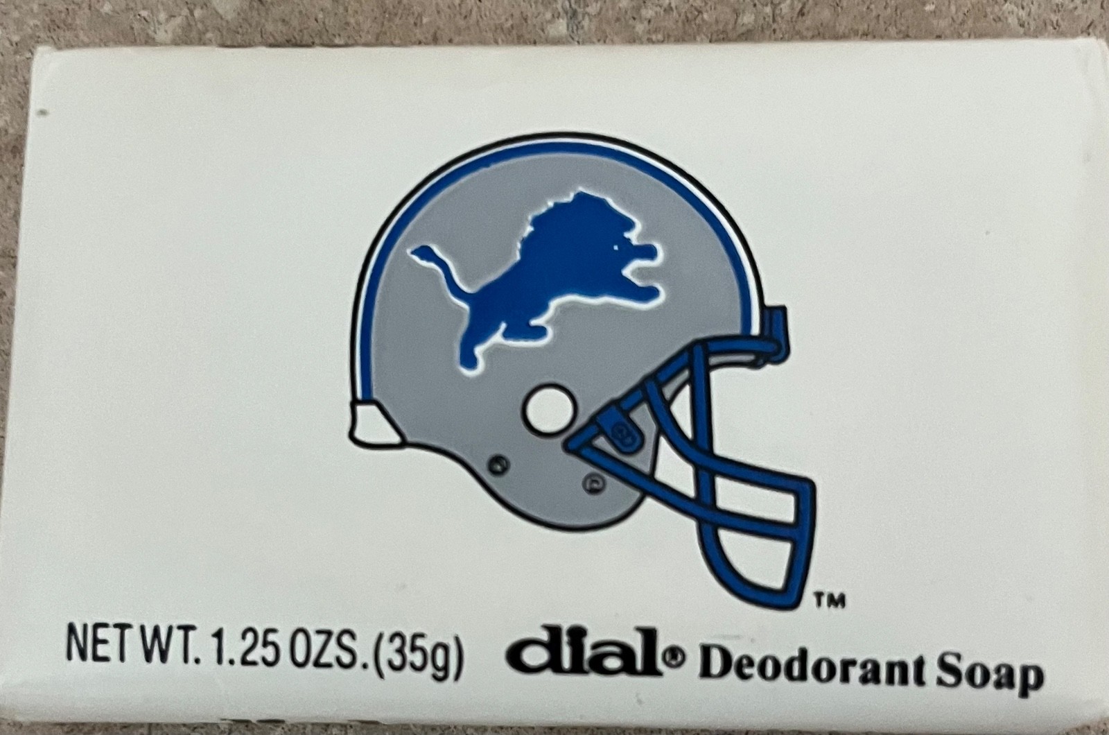 NFL Detroit Lions Helmet Advertising Dial Soap Bar