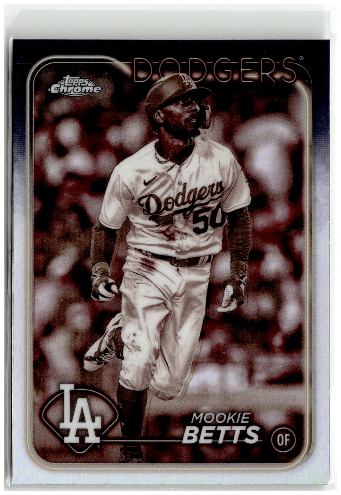 2024 Topps Chrome #296 Mookie Betts Sepia Refractors
