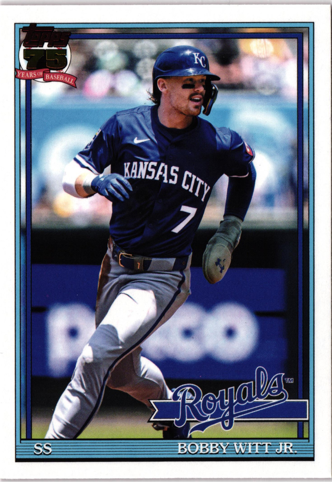 2026 Topps Series 1 *1991 Topps* #T91-3 Bobby Witt Jr.