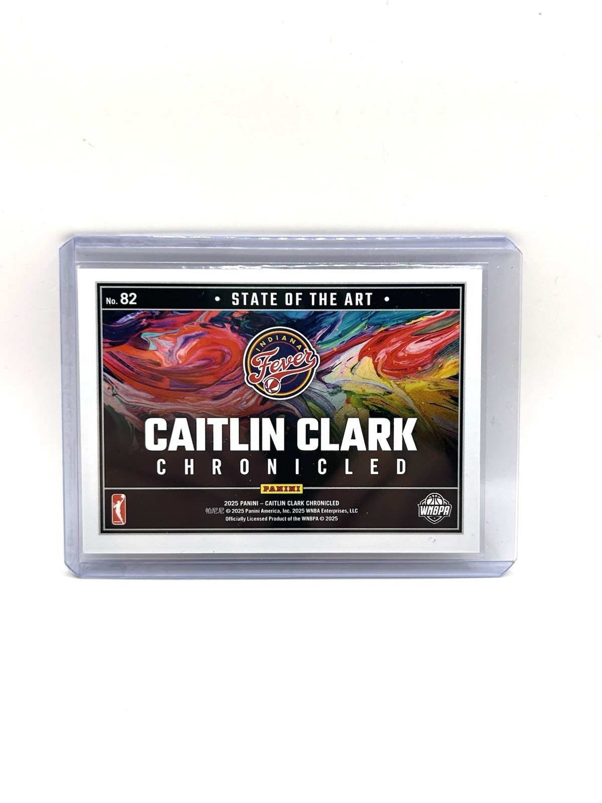 Caitlin Clark 2025 Panini Chronicled State of the Art #82 Indiana Fever QTY NM