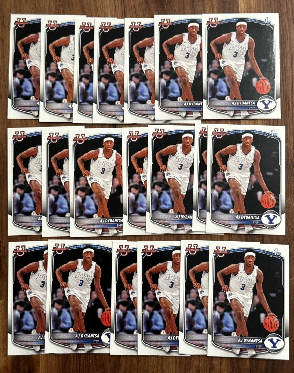 2025-26 Bowman Basketball AJ DYBANTSA 1st Bowman Paper #BPP-1 Lot Of 20