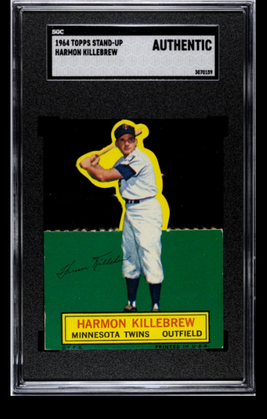 1964 TOPPS STAND-UP HARMON KILLEBREW SGC A ~ (Sharp w/ No Creases!)