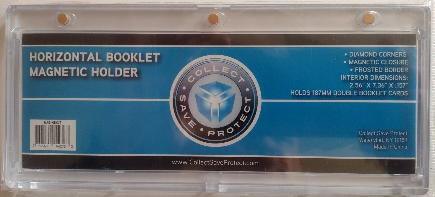 (40) CSP Horizontal Booklet Magnetic Protectors NIP Corner Protection 2.56×7.36