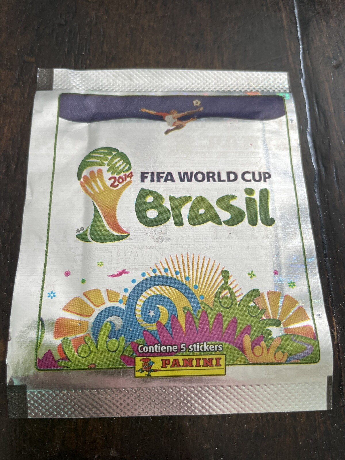 (1) Sealed Pack (5 Stickers) 2014 Panini World Cup Soccer Germany Champions