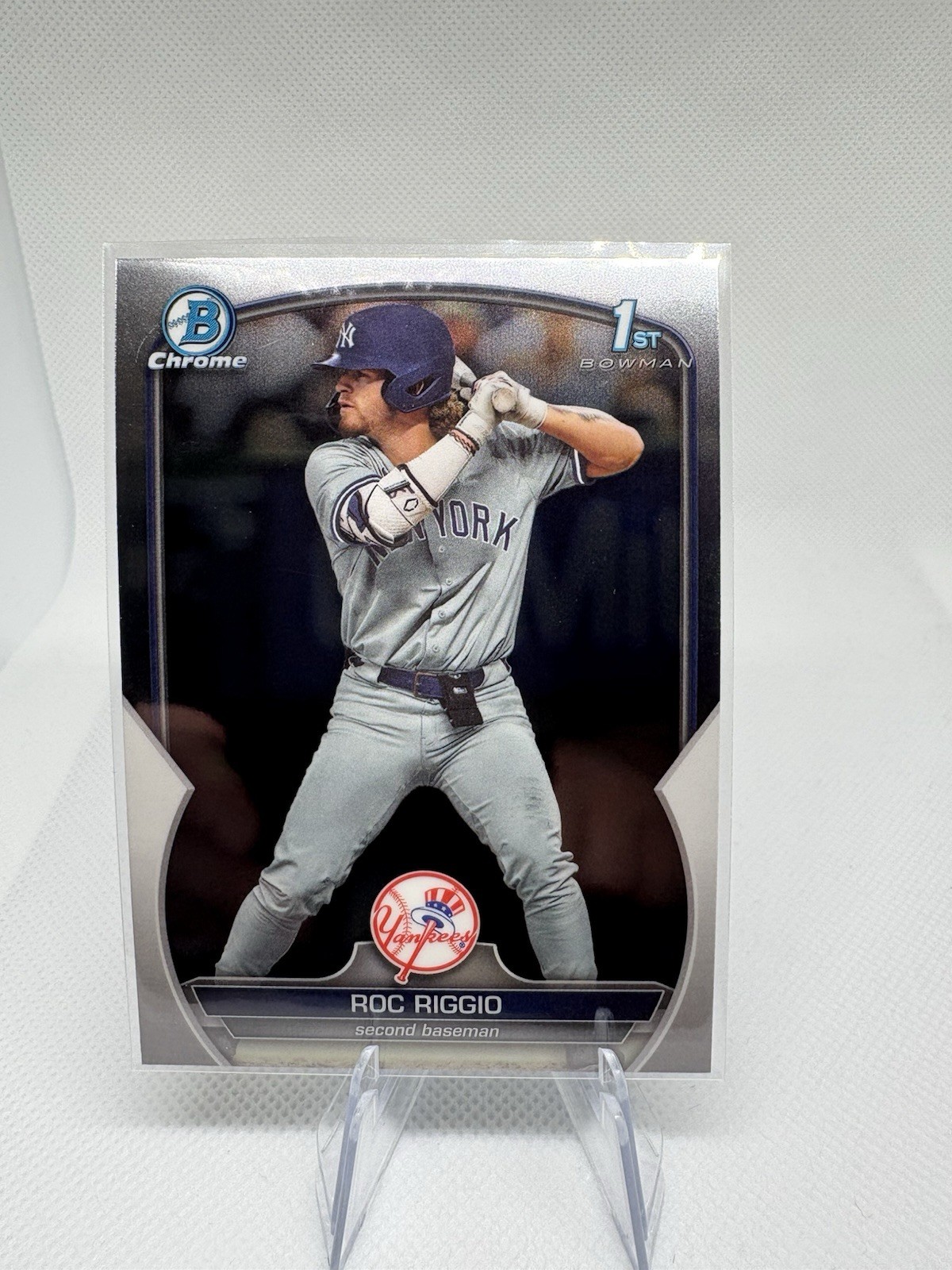 2023 Bowman Draft Chrome 1st Bowman Roc Riggio #BDC-30 New York Yankees