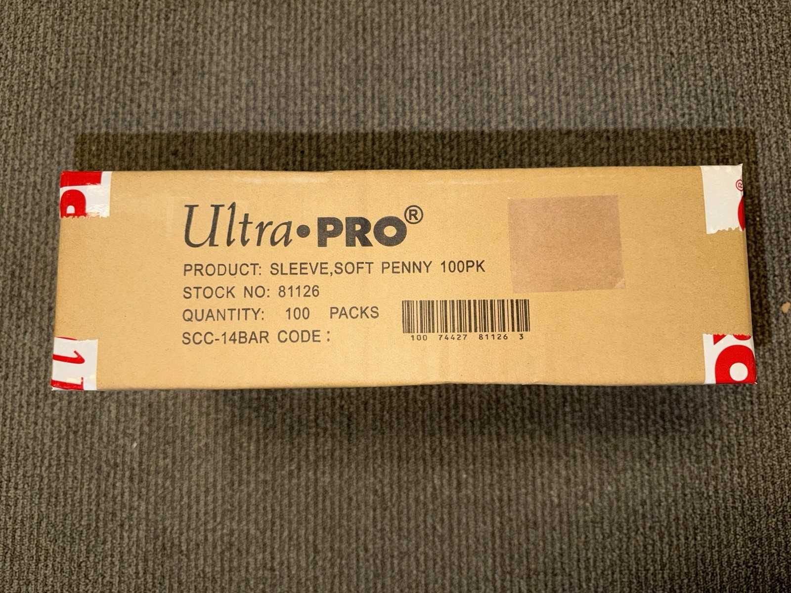 10000 Ultra Pro Regular Standard Card SOFT PENNY SLEEVES NEW SEALED CASE 81126