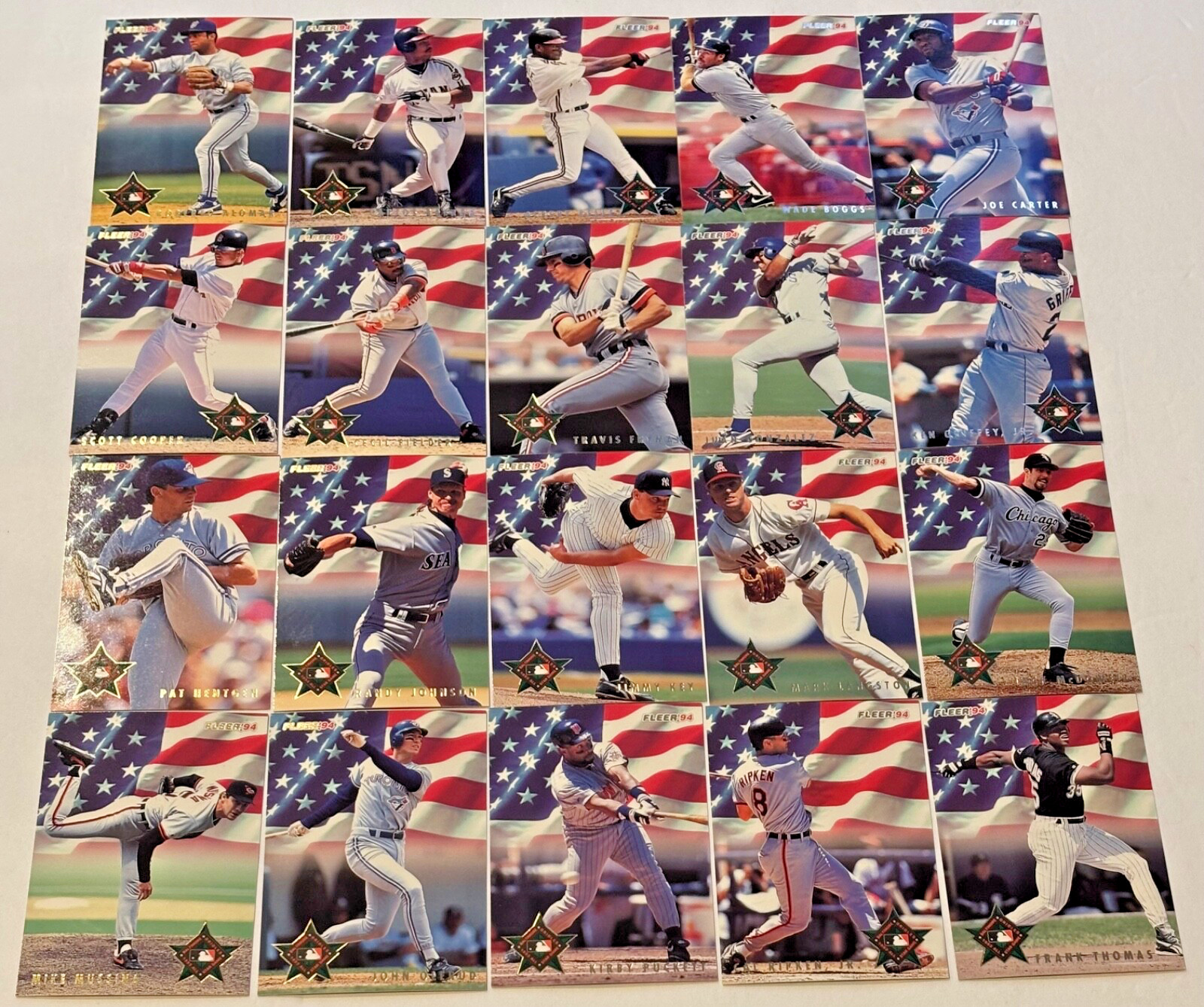 1994 Fleer ’93 ALL STAR GAME Inserts Baseball Complete Your Set, You Pick One